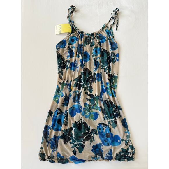 Maaji Mesh Cover up Short Dress Floral Print Size M NWT - Picture 1 of 4